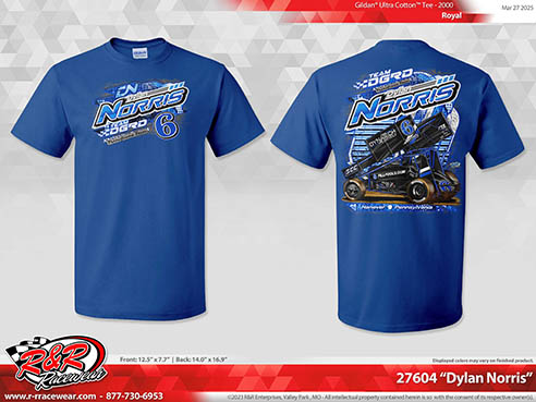 2025 Norris DGRD 6 T-Shirt – Royal