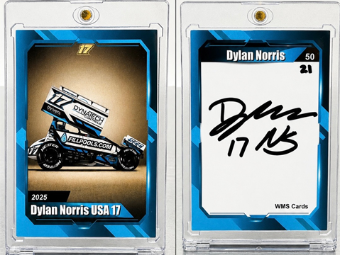 Dylan Norris 17 Trading Card
